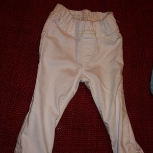 GAP white stretch jean leggings 18/24mo